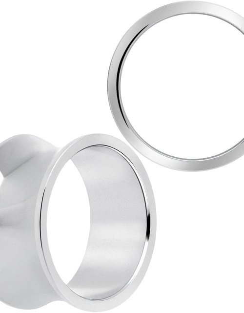 Load image into Gallery viewer, Hand Polished Thick Double Flare Tunnel Plug Set 6mm to 25mm
