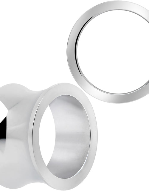 Load image into Gallery viewer, Hand Polished Thick Double Flare Tunnel Plug Set 6mm to 25mm
