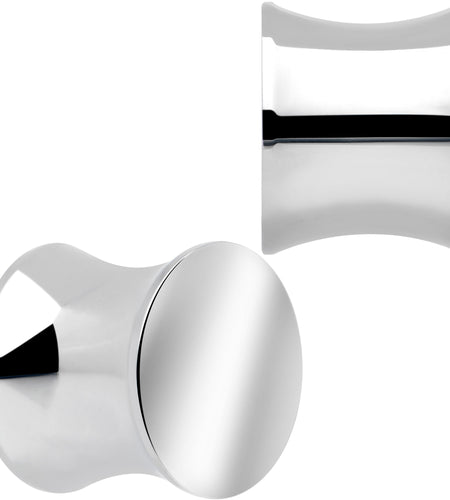 Hand Polished Simply Style Saddle Plug Set 5mm to 25mm