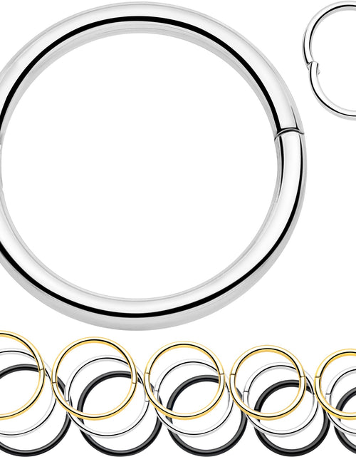 Load image into Gallery viewer, 20G Implant Grade Titanium Half Closure Hinged Segment Ring
