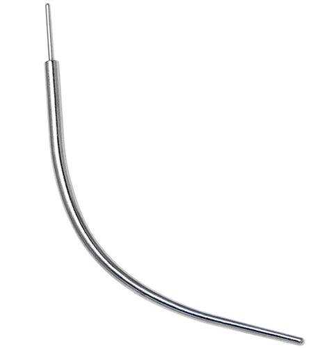 Stainless Steel Curved Insertion Tool, Threadless Insertion Pin Taper