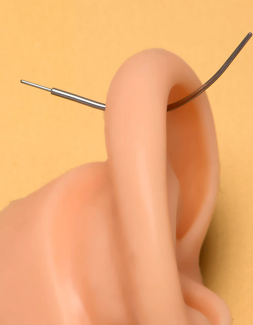Load image into Gallery viewer, Stainless Steel Curved Insertion Tool, Threadless Insertion Pin Taper
