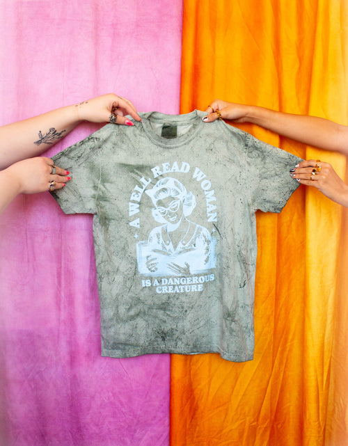 Load image into Gallery viewer, A Well Read Woman is a Dangerous Creature-Shirt
