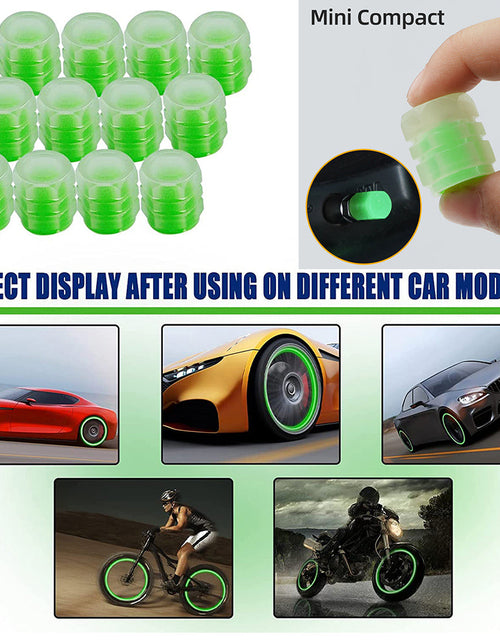 Load image into Gallery viewer, Car Tire Luminous Valve Cap Car With Electric Vehicle Motorcycle Air Nozzle Cover Luminous Valve Core Cover Tire Universal
