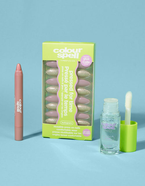 Load image into Gallery viewer, Pressed, Glossed and Polished Collection- Shadow, Lip Oil &amp; Nails

