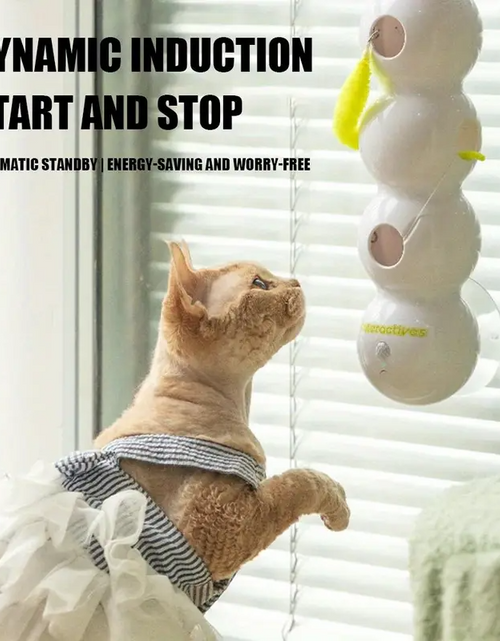 Load image into Gallery viewer, Wiggly Caterpillar Cat Toy – Automatic Motion for Endless Play!
