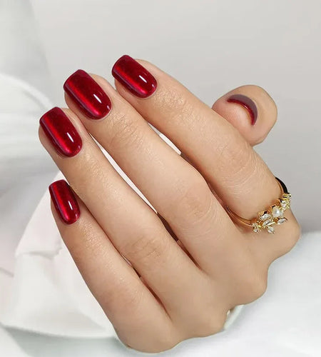 Hot Love Square Nails - Press On Nails