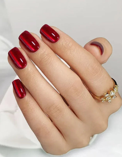 Load image into Gallery viewer, Hot Love Square Nails - Press On Nails
