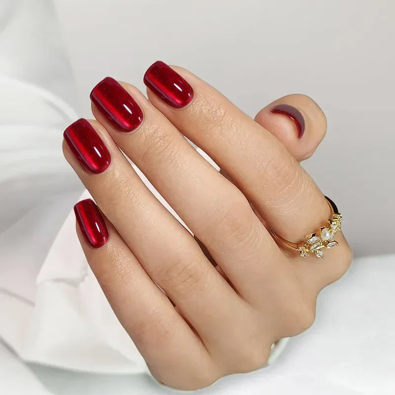 Hot Love Square Nails - Press On Nails