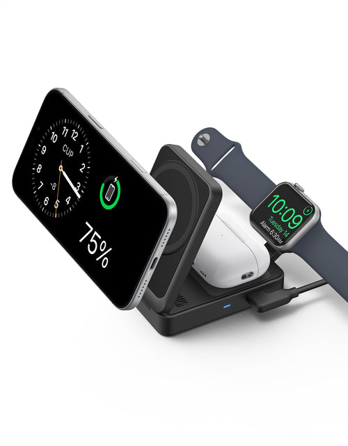 Load image into Gallery viewer, Anker MagGo Wireless Charging Station (Foldable 3-in-1)
