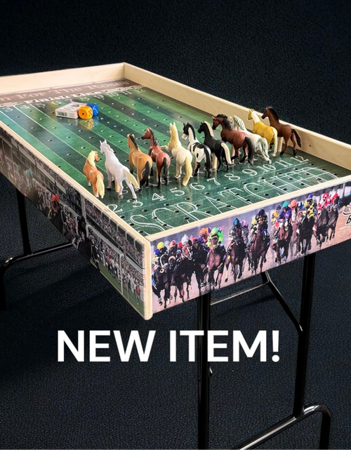 Load image into Gallery viewer, Jumbo Horse Game Turf Theme with Printed Rails
