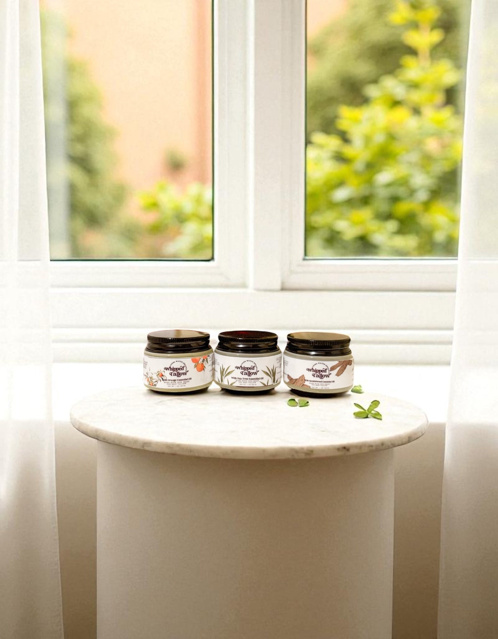 100% Grass Fed Whipped Tallow for Face, Hair, and Skin, Natural Tallow