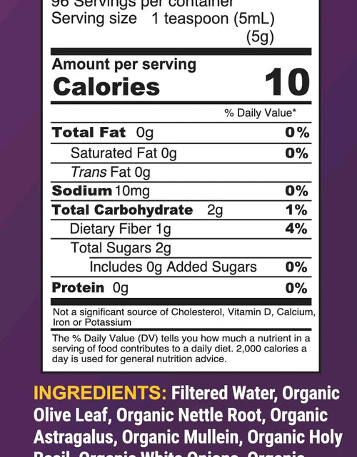 Load image into Gallery viewer, Organic Natural Allergy Relief Formula. Livingston Natural Herbal Labs 16 fl oz
