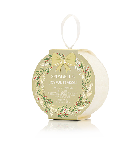 Joyful Season - Apricot Amber | Holiday Wreath