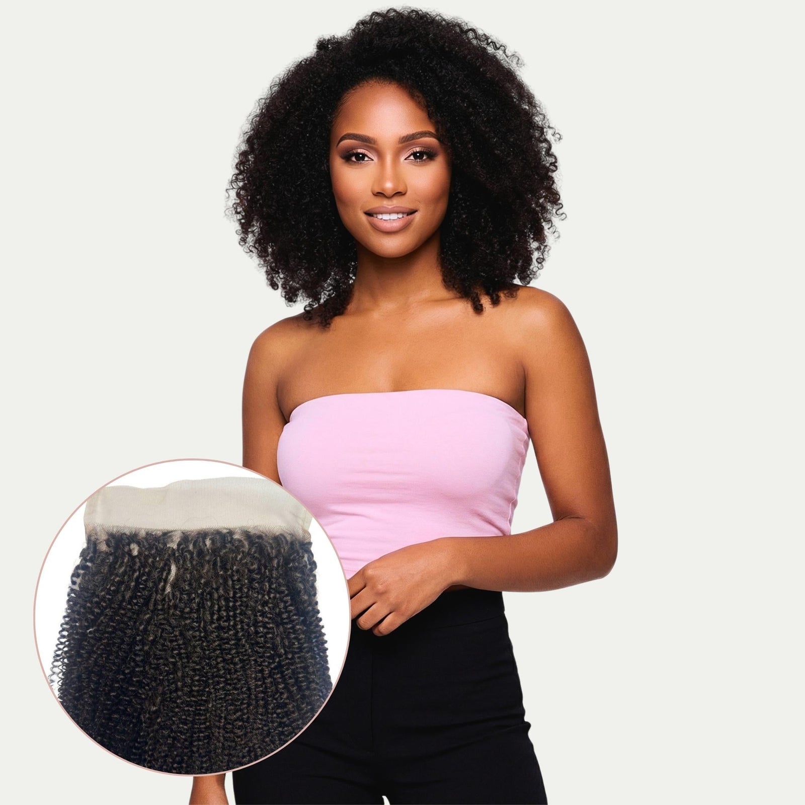 Afro Kinky 7x7 HD Lace Human Hair Closure