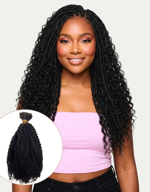 Load image into Gallery viewer, Afro Kinky Bulk 100% Human Braiding Hair
