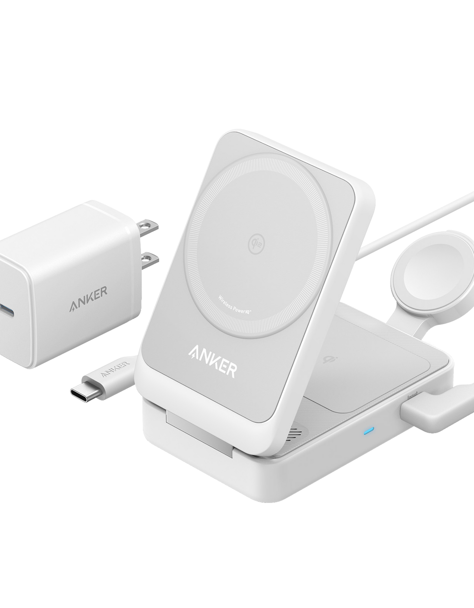 Anker MagGo Wireless Charging Station (Foldable 3-in-1)