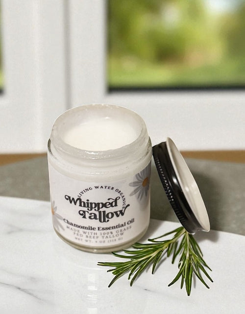 Load image into Gallery viewer, 100% Grass Fed Whipped Tallow for Face, Hair, and Skin, Natural Tallow
