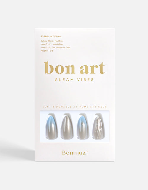 Load image into Gallery viewer, Silver Tide | Soft &amp; Durable Press-On Nails
