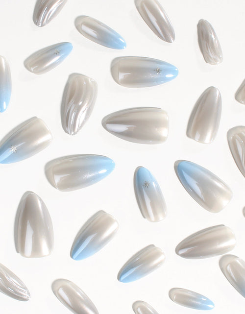 Load image into Gallery viewer, Silver Tide | Soft &amp; Durable Press-On Nails
