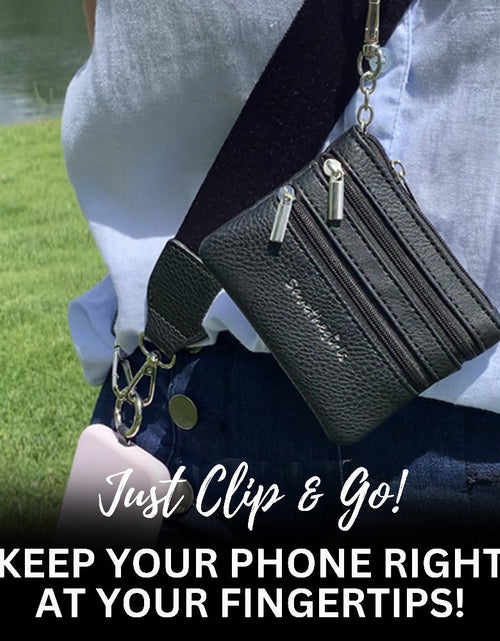 Load image into Gallery viewer, Clip &amp; Go Strap with Pouch - Solid Collection
