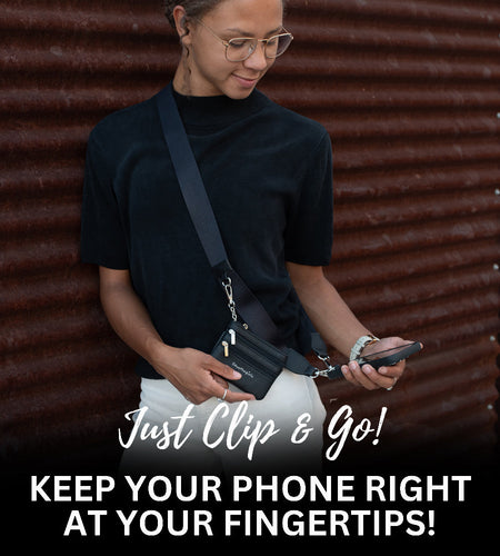 Clip & Go Strap with Pouch - Solid Collection
