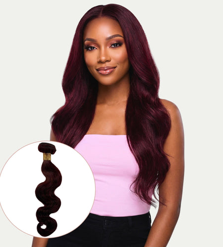 Burgundy Body Wave 100% Human Hair Bundles