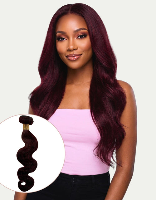 Load image into Gallery viewer, Burgundy Body Wave 100% Human Hair Bundles
