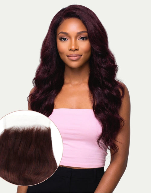 Load image into Gallery viewer, Burgundy Body Wave 5x5 HD Lace Human Hair Closure
