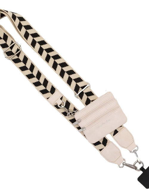 Load image into Gallery viewer, Clip &amp; Go Strap w/Zippered Pouch Chevron
