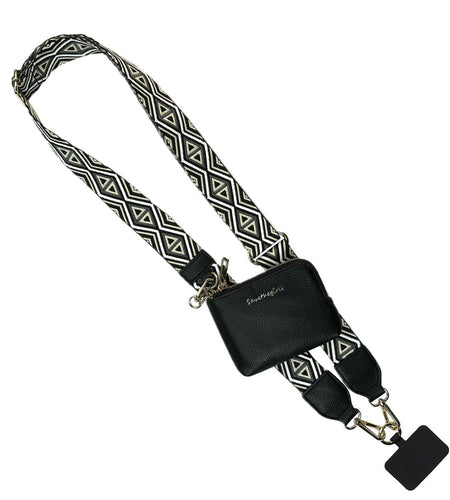 Clip & Go Strap w/RFID Pouch Diamond Pattern