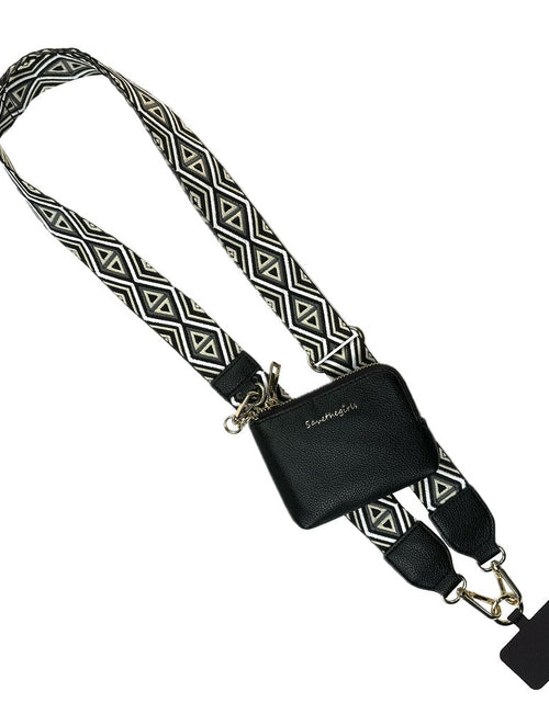 Load image into Gallery viewer, Clip &amp; Go Strap w/RFID Pouch Diamond Pattern
