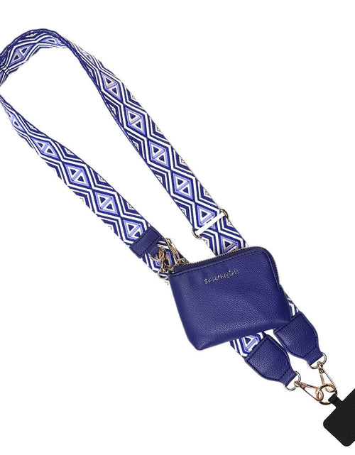 Load image into Gallery viewer, Clip &amp; Go Strap w/RFID Pouch Diamond Pattern
