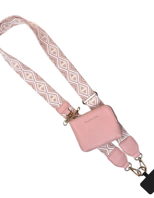 Load image into Gallery viewer, Clip &amp; Go Strap w/RFID Pouch Diamond Pattern
