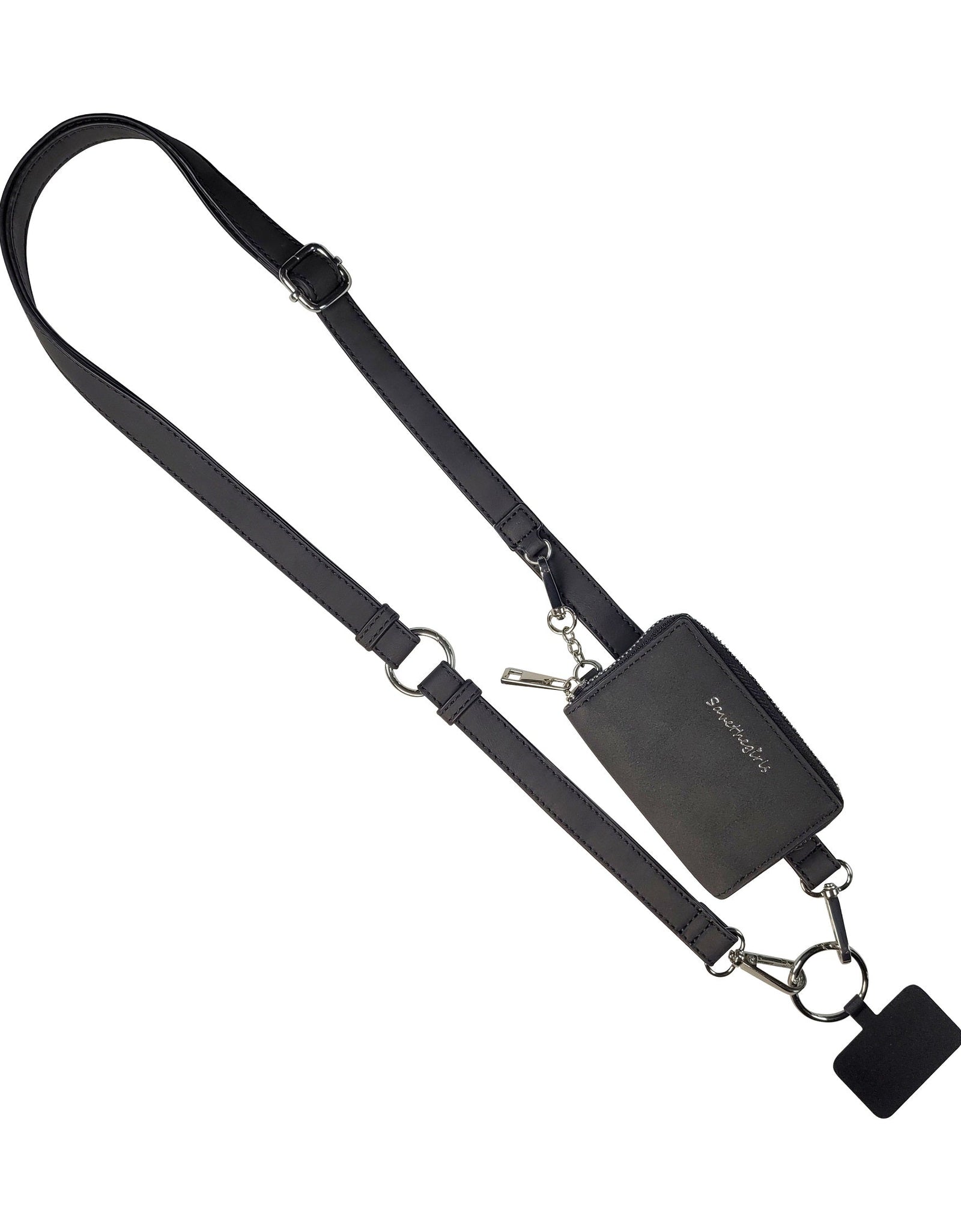 Clip & Go Strap w/Pouch Brushed Vegan Leather