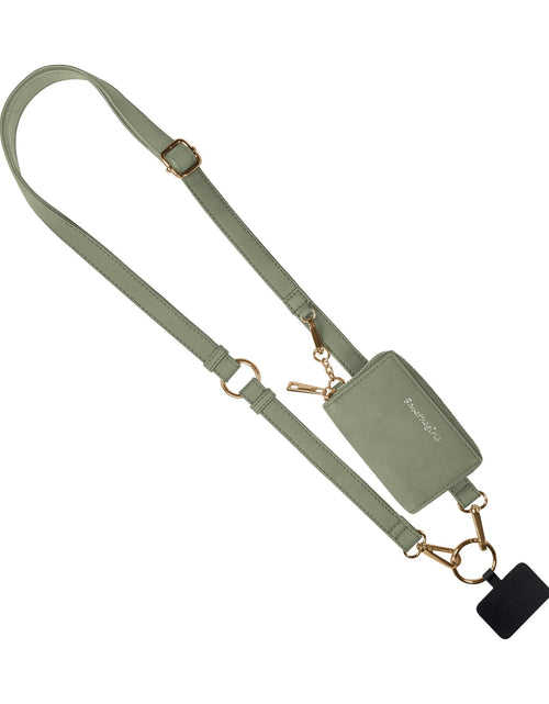 Load image into Gallery viewer, Clip &amp; Go Strap w/Pouch Brushed Vegan Leather
