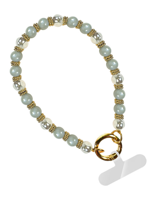 Load image into Gallery viewer, Clip &amp; Go Beaded Wristlet Nina Collection
