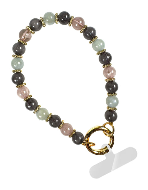 Load image into Gallery viewer, Clip &amp; Go Beaded Wristlet Nina Collection
