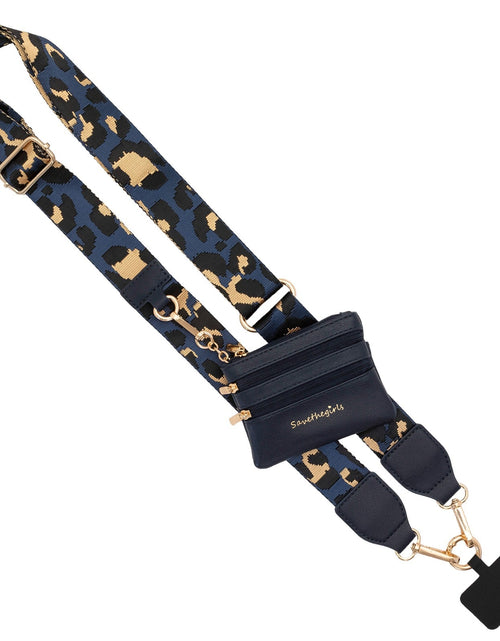 Load image into Gallery viewer, Clip &amp; Go Strap with Pouch - Leopard Collection
