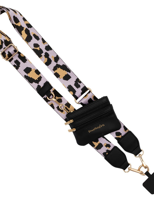 Load image into Gallery viewer, Clip &amp; Go Strap with Pouch - Leopard Collection
