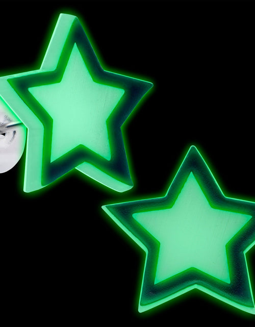Load image into Gallery viewer, Shining Stars Glow in the Dark Stud Earrings by Onyx O
