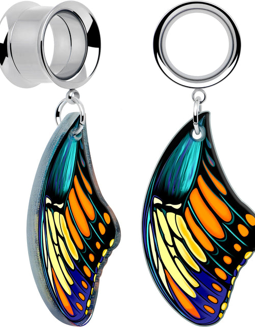 Load image into Gallery viewer, Wing of Butterfly Tunnels Dangle Plug Set by Onyx O
