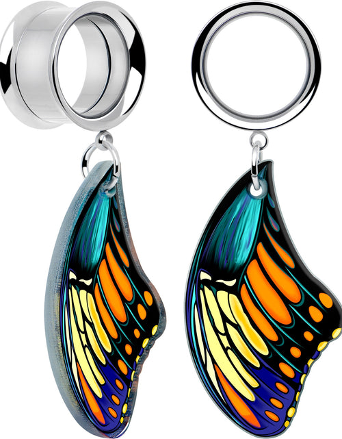 Load image into Gallery viewer, Wing of Butterfly Tunnels Dangle Plug Set by Onyx O
