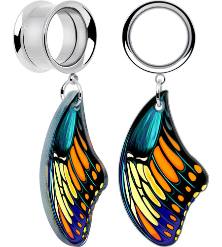 Wing of Butterfly Tunnels Dangle Plug Set by Onyx O