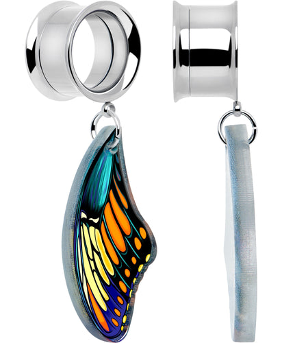 Wing of Butterfly Tunnels Dangle Plug Set by Onyx O