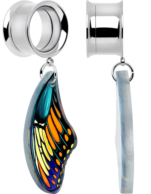 Load image into Gallery viewer, Wing of Butterfly Tunnels Dangle Plug Set by Onyx O
