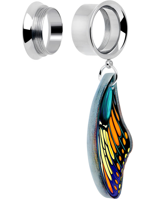 Load image into Gallery viewer, Wing of Butterfly Tunnels Dangle Plug Set by Onyx O
