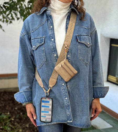Clip & Go Strap w/Zippered Pouch Classic