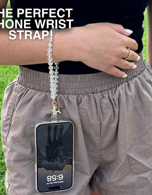 Load image into Gallery viewer, Clip &amp; Go Beaded Wristlet Bedazzled Collection
