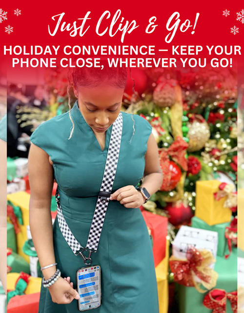 Load image into Gallery viewer, Clip &amp; Go Strap Christmas
